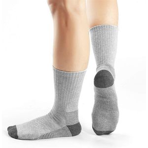 Heren 6 Packs Moisture Control Performance Kussen Crew Sokken