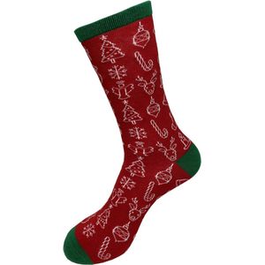 Robin Ruth Kerstsokken mannen maat 41-46 - Kerst - Sokken - Rood