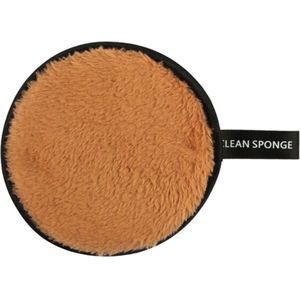 Make up Remover pad - Herbruikbare Wattenschijfjes Gezichtsreiniging spons - Bruin - 1 stuks