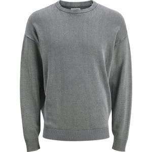 Jack & Jones - JJECHARGE FADED KNIT CREW NECK - Trui - Castlerock - Ronde Hals