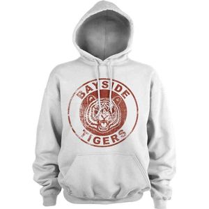 Saved By The Bell Hoodie/trui -S- Bayside Tigers Washed Logo Wit
