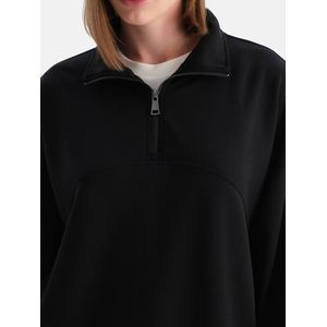 Dagi Sweatshirt met Lange Mouwen en Ritskraag