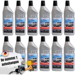 BULK 12 x KLARO Wash & Wax Shampoo 1000ml - Auto en Caravan Reiniger - Met wax-formule