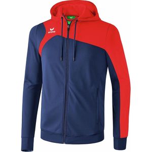 Erima Club 1900 2.0 Trainingsjack Met Capuchon Kinderen - New Navy / Rood | Maat: 116