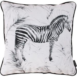 Velvet Zebra Kussenhoess-sVelours / Fluweel - Polyesters-s45 x 45 cm