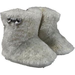 La Petite Couronne Babylaarzen Yeti Klittenband Wit/zilver Maat 18/19