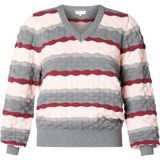 IVY BEAU Annalina Tops - Dark Grey/Multi-Colo - maat 36