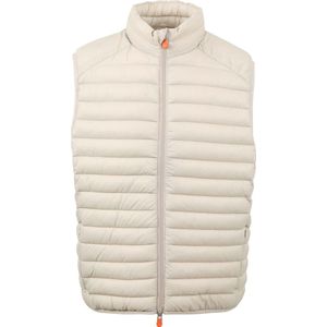 Save the Duck - Bodywarmer Adamus Lichtbeige - Heren - Maat 3XL - Regular-fit