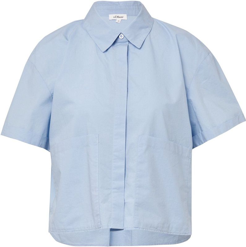 Blouse - Casual Overhemdblouse - Korte Ontspannen Pasvorm