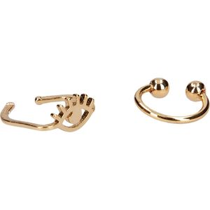 Depesche J1MO71 Oor manchetten, gold-plated