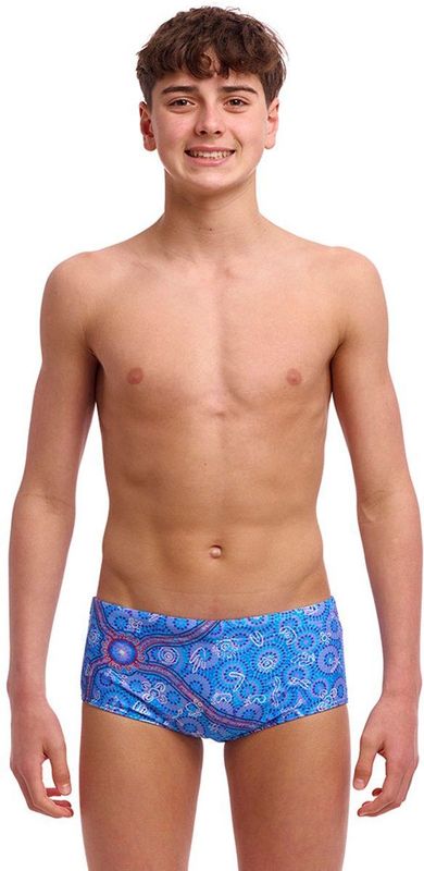 Funky Trunks - Sidewinder - Zwembroek - Blauw - 10 Jaar