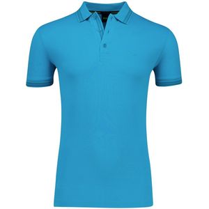 Hugo Boss - Classic - T-shirt - Turquoise - Katoenpiqué
