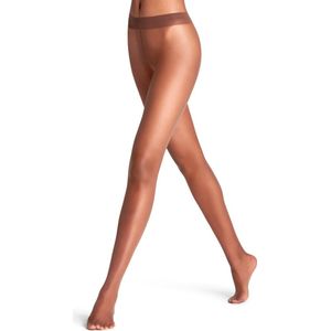 FALKE Shelina huidskleur, glanzend ultra transparant 12 Denier panty maillot dames bruin - Maat S