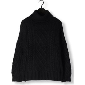 Notre-V Nv-chrissy Truien & vesten Dames - Sweater - Hoodie - Vest- Zwart - Maat XL