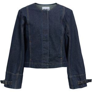 Object - Objflo Denim Jacket - Donkerblauwe Denim Jas - Dames
