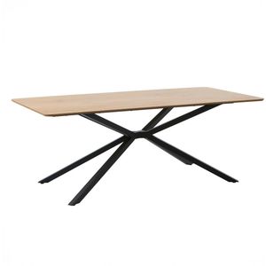 Giga Living Eettafel Cesura - Naturel Eiken 160x90x75cm - Kruispoot