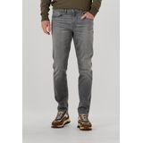 7 For All Mankind - Slimmy Tapered - Jeans - Grijs - Katoen - Hoge Stretch