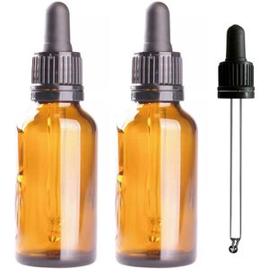 Pipetflesje 30ml - 2 stuks - Druppelflesje - Pipetflesje - Pipet voor vloeistoffen van Haarvast