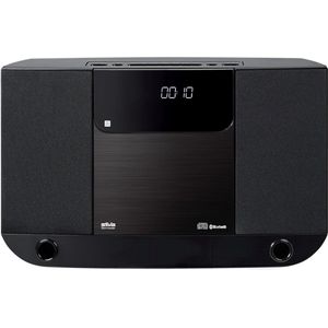 SMV 800 BT Verticaal HiFi Center – Radio, Bluetooth, CD, AUX-IN, X-Bass, Klok & Alarmfunctie – Staande Of Wandmontage – 100W PMPO, Inclusief Afstandsbediening – Zwart