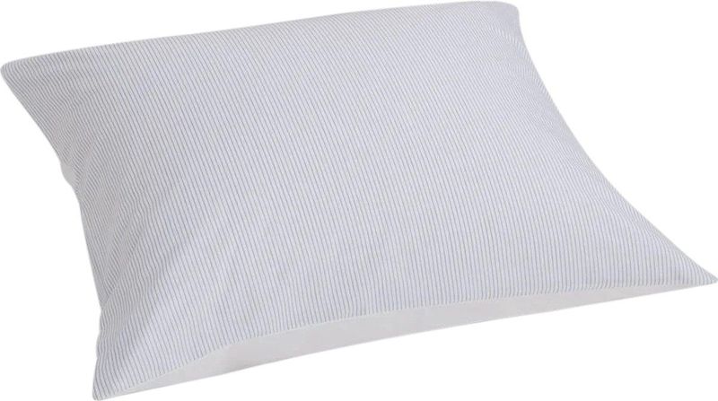 Yumeko kussensloop katoen TENCEL™ dubbelzijdig wit stripe / wit 60x70 - Biologisch & ecologisch - 1 stuk