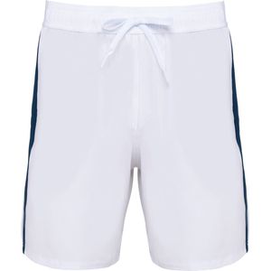 PROACT® Tweekleurige herenshort PA1030 - White / Sporty Navy - L