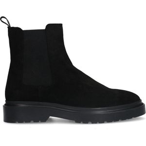 Sacha - Heren - Zwarte suède chelsea boots - Maat 44