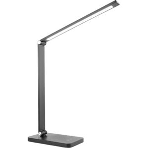 Bureaulamp led dimbaar daglicht - USB oplaadbaar - 5 kleurenfuncties - Daglichtlamp - Touchscreen - Lichttherapielamp - Hobby lamp voor schilderen, puzzelen – UV-Vrij - Tafellamp/lamp staand - Zwart