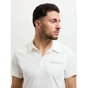 MEAUXGLIT Sportspolo Heren - Bestseller - Polo Heren - Jersey Sport Polo White - Slim Fit - Gym - Fitness - Running - Padel - Outdoor - Indoor (Maat L)