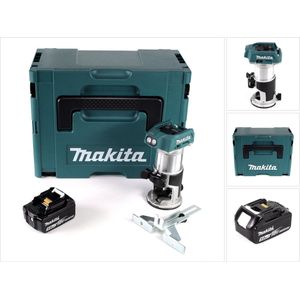 Makita DRT 50 T1J accu multifunctionele frees brushless 18V + 1x accu 5,0 Ah in Makpac 3 - zonder oplader