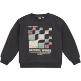 DAILY7 - Oversized Sweater - Donkergrijs - Hoodie