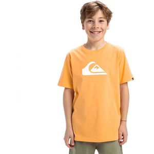 Quiksilver Ev Comp Logo T-shirt Met Korte Mouwen Geel 8 Years Jongens