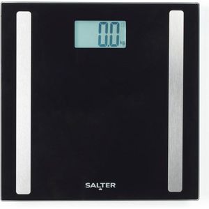 Slimme Personenweegschaal – 180 kg Capaciteit, 17 Lichaamswaarden, Gratis Gezondheidsapp, BMI/BMR, Geschikt voor 8 Gebruikers, Achtergrondverlichting, Zwart