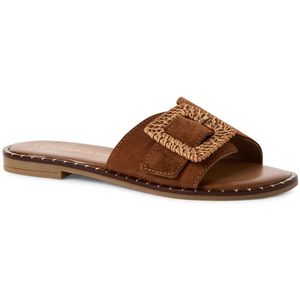 Marco Tozzi - 2-27192-44 - Slipper - Zwart - Leer