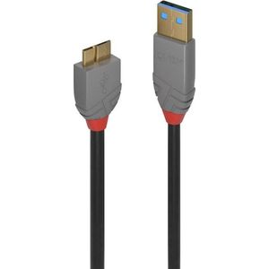 USB Cable LINDY 36768 Black 3 m
