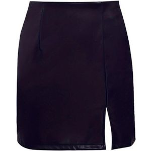 Nivard Leren Rok - Broek - Legging - Dames - Jurk - Latex - Zwart - Maat L