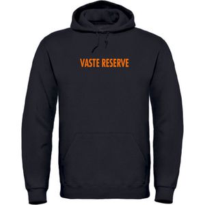 Hoodie zwart S - Vaste reserve - soBAD. | EK 2024 | Unisex | Sweater dames | Sweater heren | Voetbal