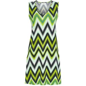 Groen strandjurkje zigzag Ringella - Groen - Maat - 42