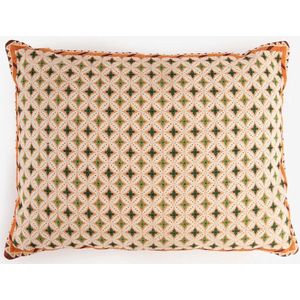 Sissy-Boy - Groen geruit jacquard kussen
