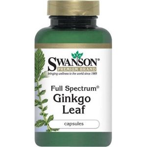 Swanson - Full Spectrum - Ginkgo Biloba - 60 mg - 60 Capsules