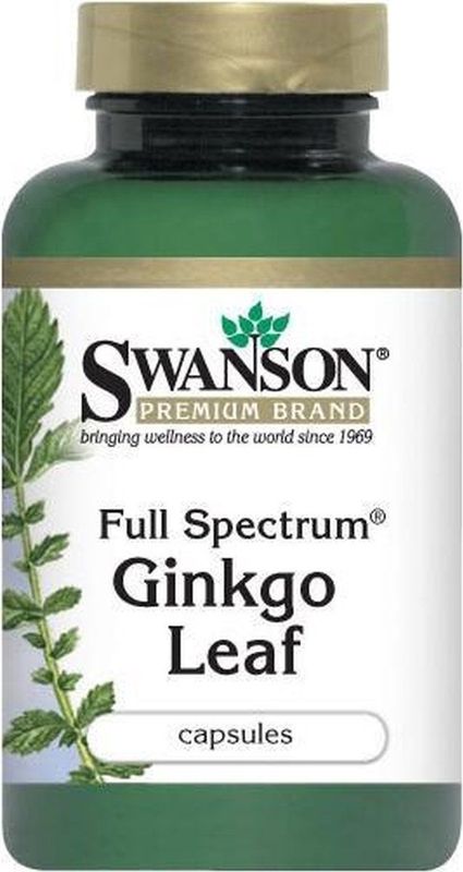 Swanson - Full Spectrum - Ginkgo Biloba - 60 mg - 60 Capsules