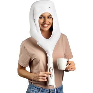 3-in-1 Droogkap - Wit - Haardroger Met Droogkap - Föhn En Krulborstel In één