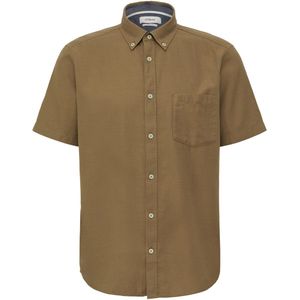 s.Oliver - Hemd - Katoen-Viscosemix - Korte Mouwen