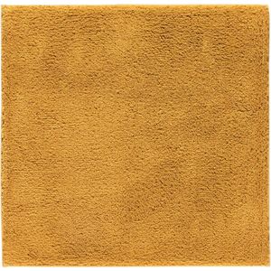 Casilin Havana - Antislip Badmat- Toiletmat vierkant - Oker Geel - 60 x 60 cm