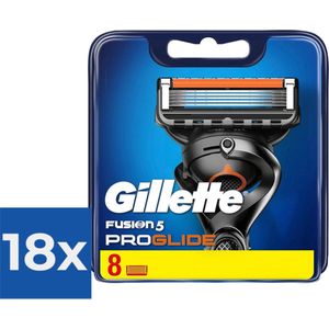 Gillette - Fusion 5 - ProGlide - Scheermejses/Navulmesjes - 8 Stuks - Voordeelverpakking 18 stuks