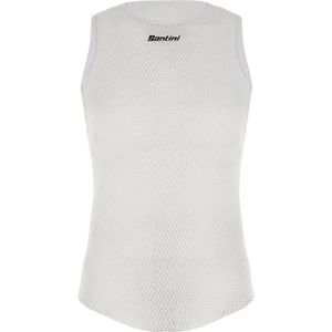 Santini Ondershirt mouwloos Wit Heren - Alpha Baselayer White - XL/XXL