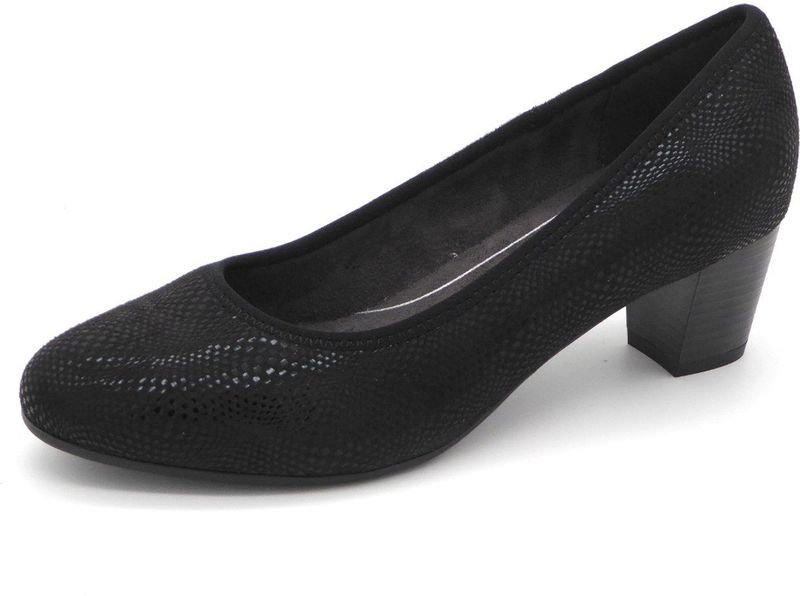 Jana - Softline 22476-008 - Pump - Zwart - Wijdte H