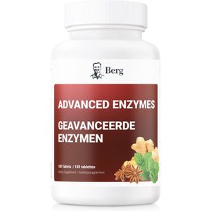 Berg Advanced Enzymen – Met Betaïne HCl, Appelciderazijn & Spijsverteringsenzymen – 180 Tabletten