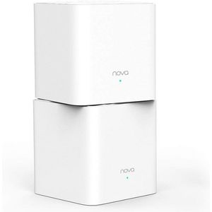 Tenda Nova Real Dual-Band Mesh WLAN Complete Solution, clear white