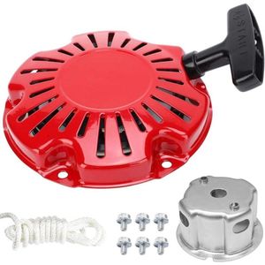 Geschikt voor Nieuwe terugslagstarter voor Honda GX100-motoren 28400-Z0D-V02ZA, 28400-Z0D-V03ZA, met bouten, vervangend touw en terugslagbeker