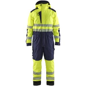 Blaklader 6725-1977 Winteroverall High Vis - High Vis Geel/Marineblauw - LS